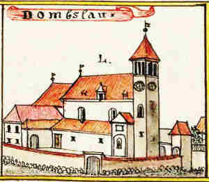 Dombslau - Kościół, widok ogólny